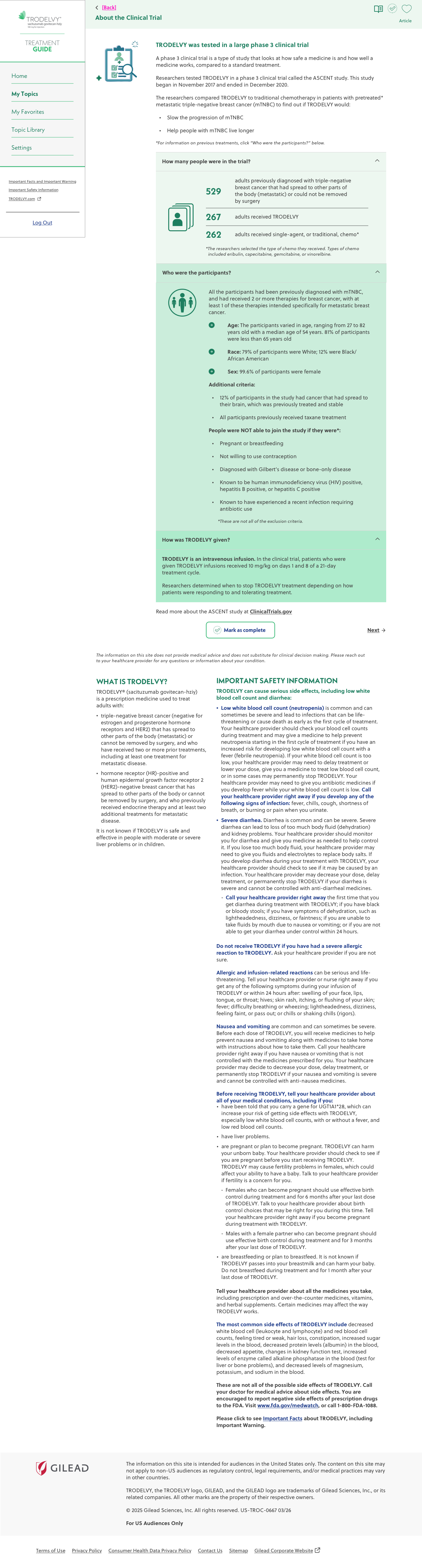 Trodelvy Patient Treatment Guide Desktop Design 6